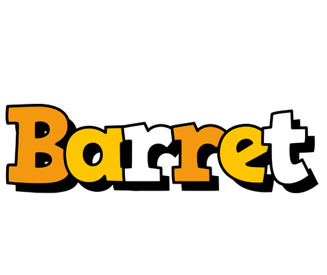 Barret cartoon logo