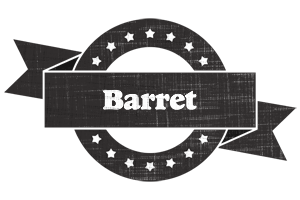 Barret grunge logo