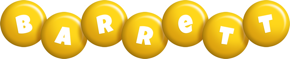 Barrett candy-yellow logo