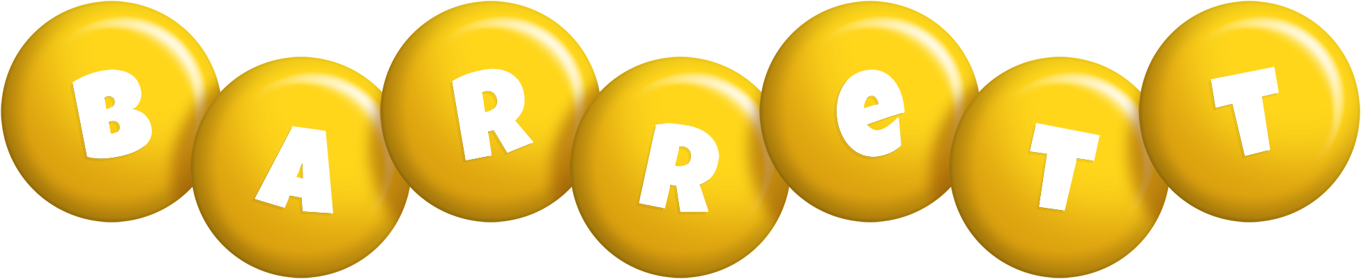 Barrett candy-yellow logo