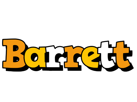Barrett cartoon logo