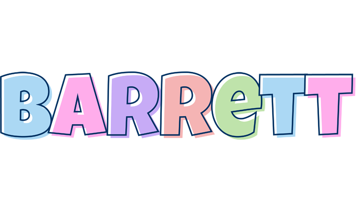 Barrett pastel logo