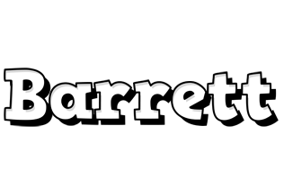 Barrett snowing logo