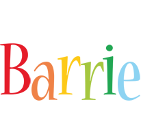 Barrie birthday logo