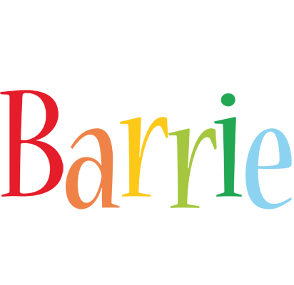 Barrie birthday logo
