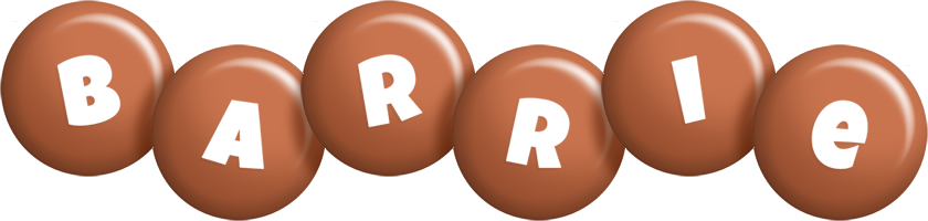 Barrie candy-brown logo