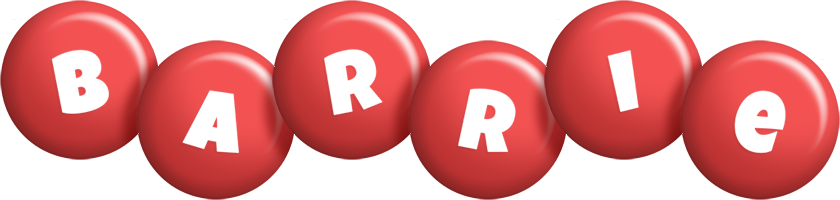 Barrie candy-red logo