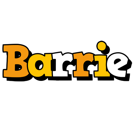 Barrie cartoon logo