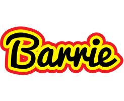 Barrie flaming logo