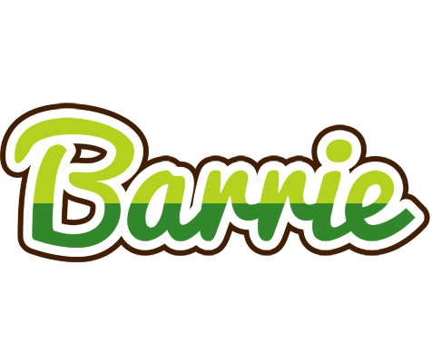 Barrie golfing logo