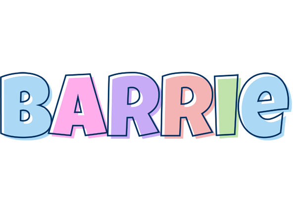 Barrie pastel logo
