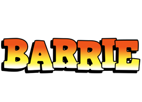 Barrie sunset logo