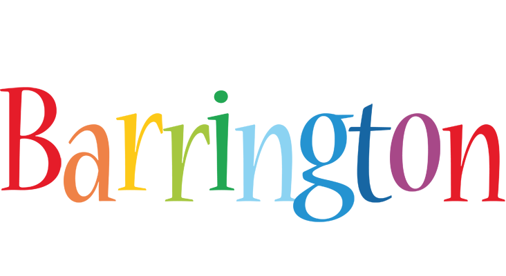 Barrington birthday logo