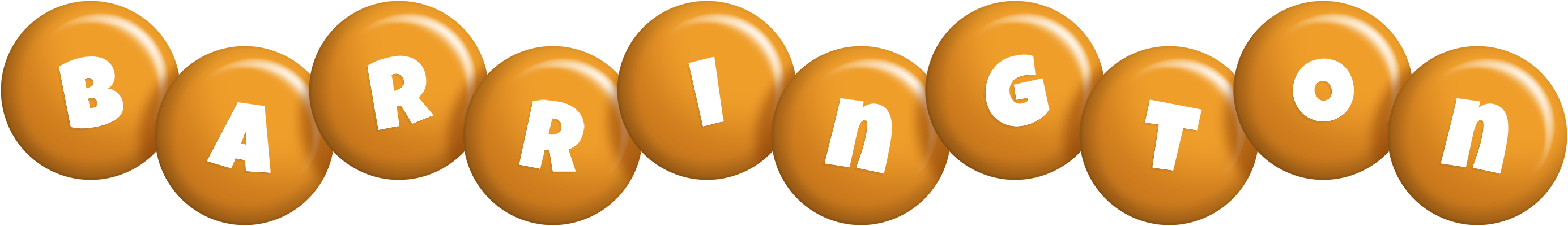 Barrington candy-orange logo