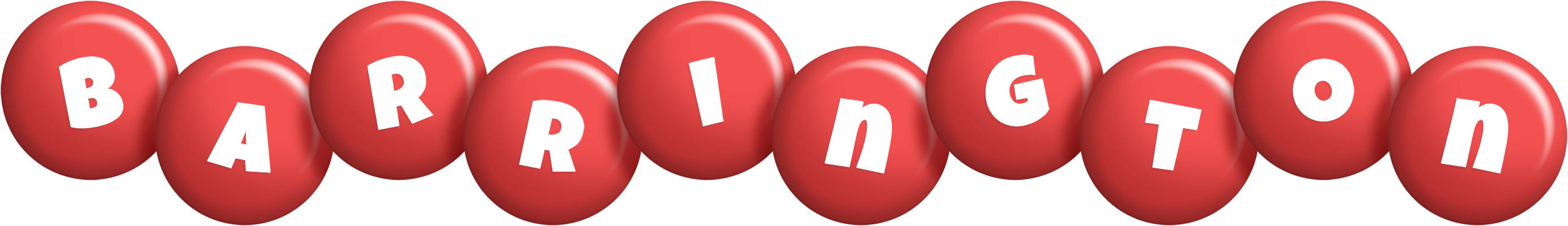 Barrington candy-red logo