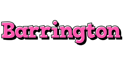 Barrington girlish logo