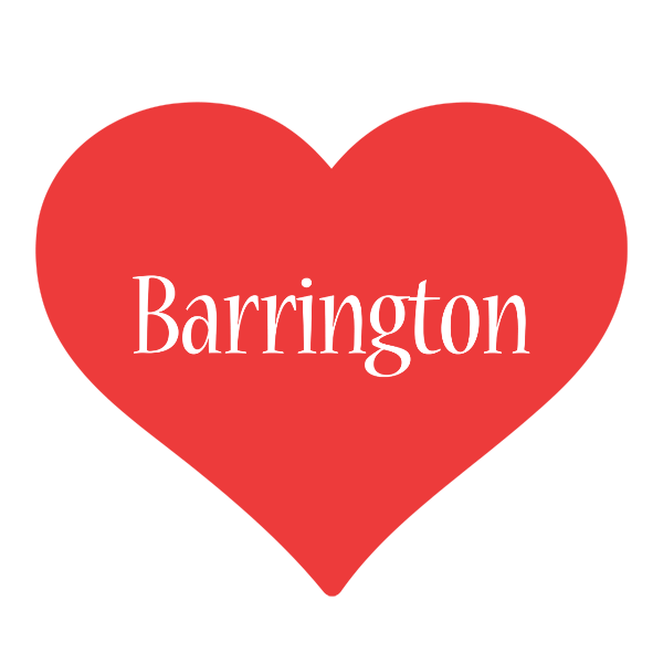 Barrington love logo