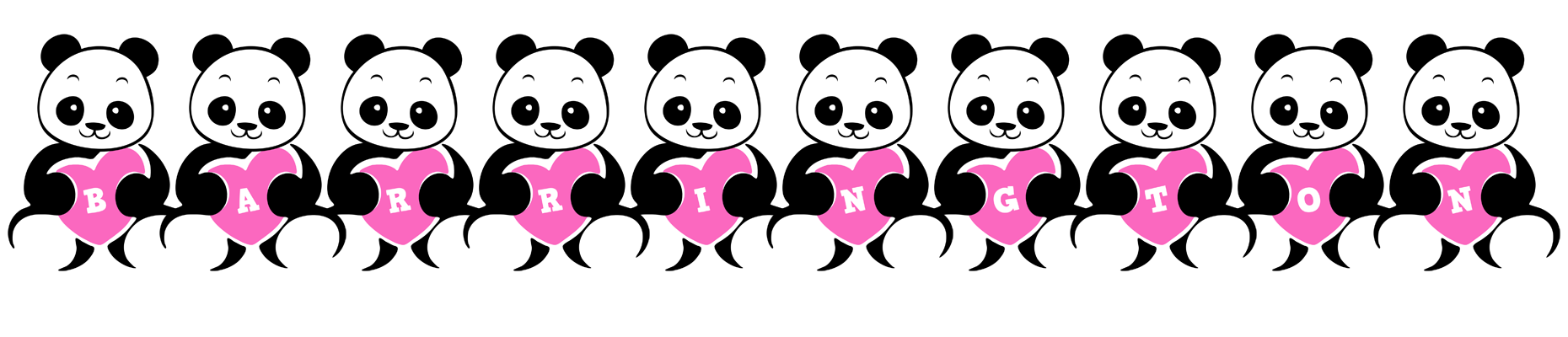 Barrington love-panda logo