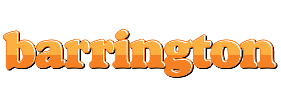 Barrington orange logo