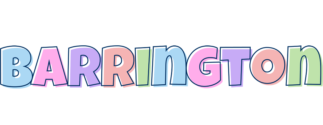 Barrington pastel logo