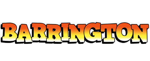 Barrington sunset logo