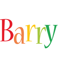 Barry birthday logo