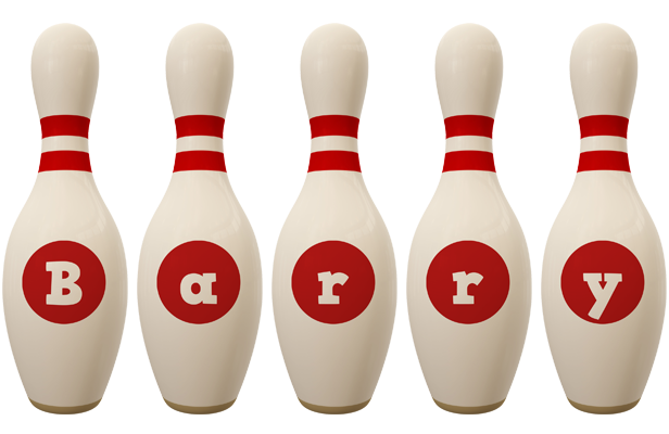 Barry bowling-pin logo