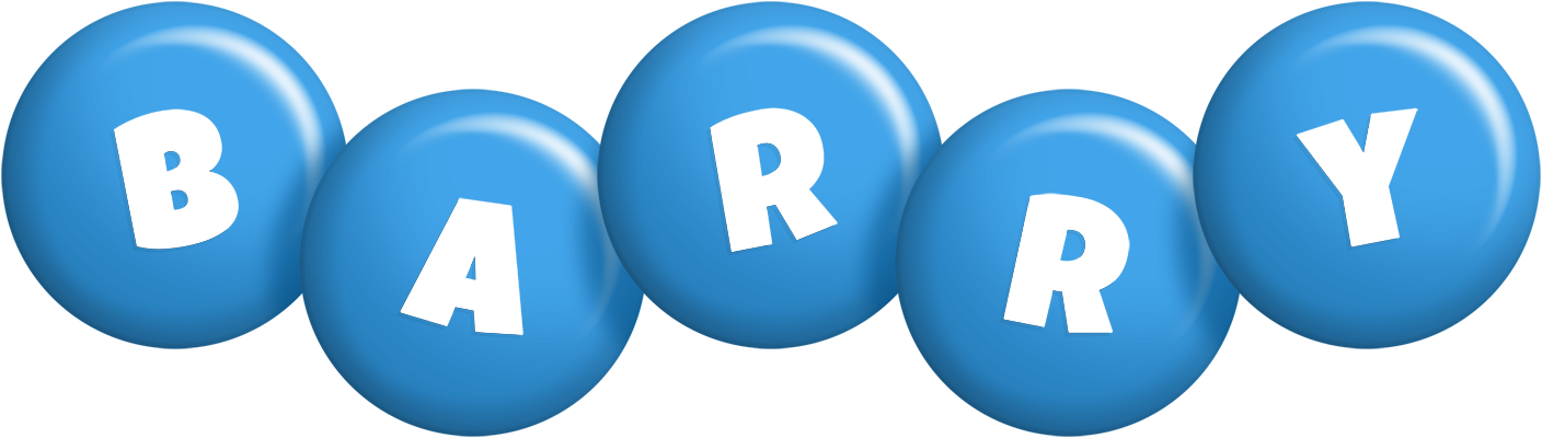 Barry candy-blue logo