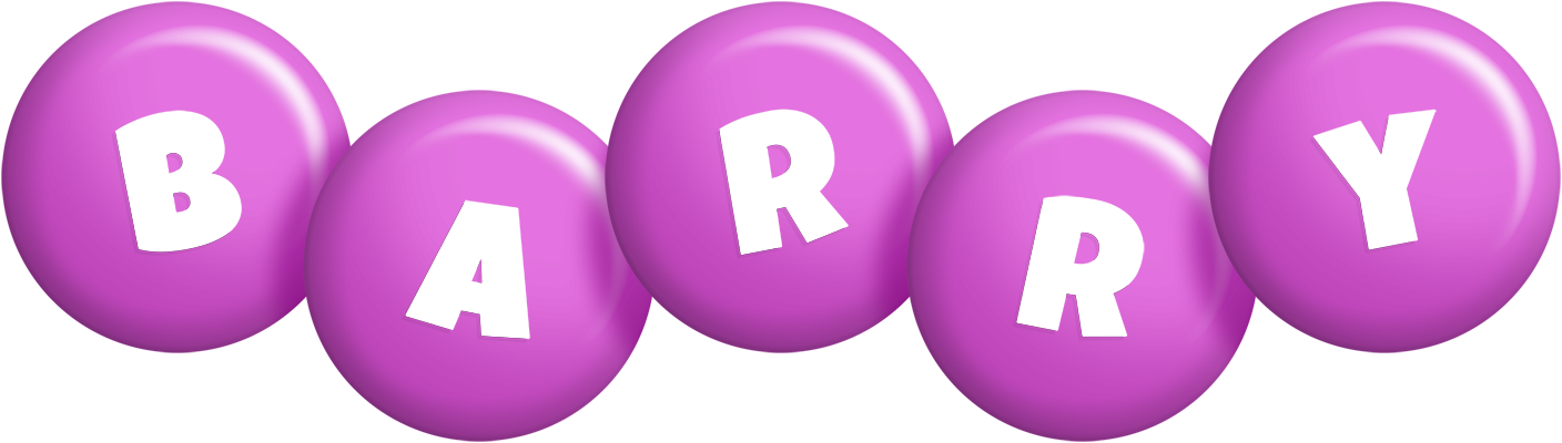 Barry candy-purple logo