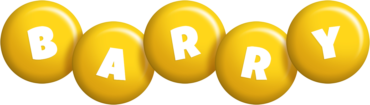 Barry candy-yellow logo