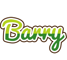 Barry golfing logo