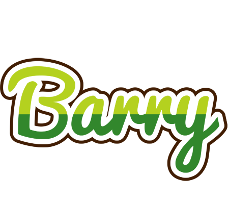 Barry golfing logo