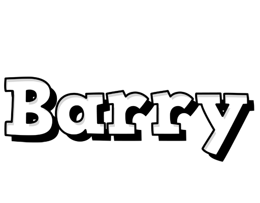 Barry snowing logo
