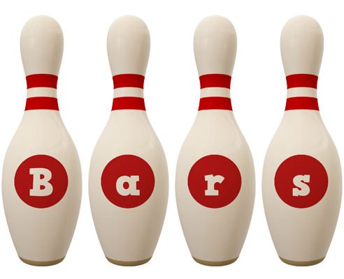 Bars bowling-pin logo