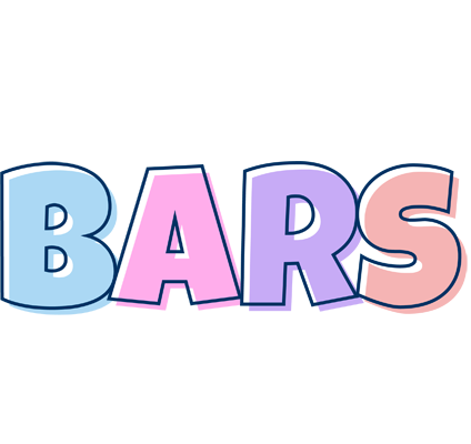 Bars pastel logo