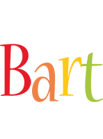 Bart birthday logo