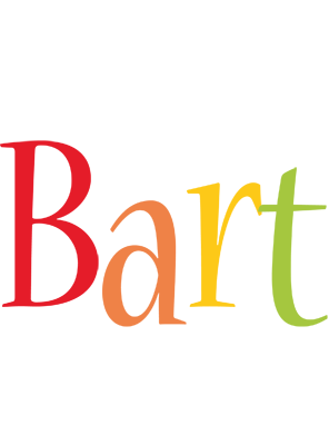 Bart birthday logo