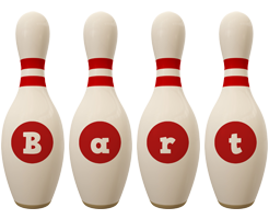 Bart bowling-pin logo