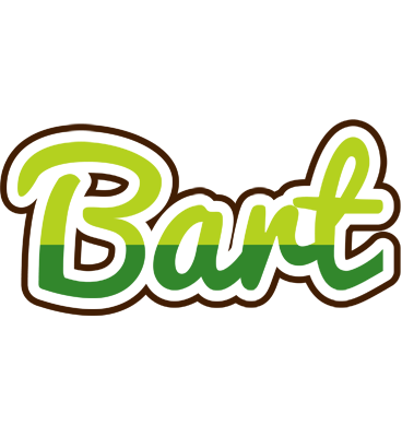 Bart golfing logo