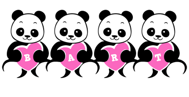 Bart love-panda logo