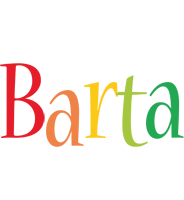 Barta birthday logo