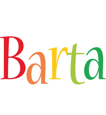 Barta birthday logo