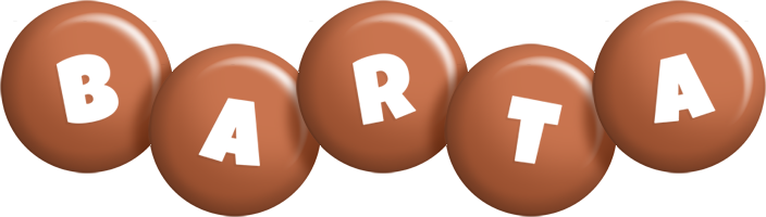 Barta candy-brown logo