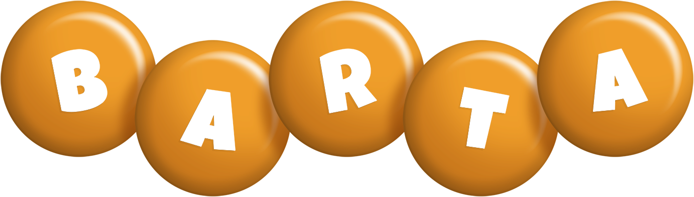Barta candy-orange logo