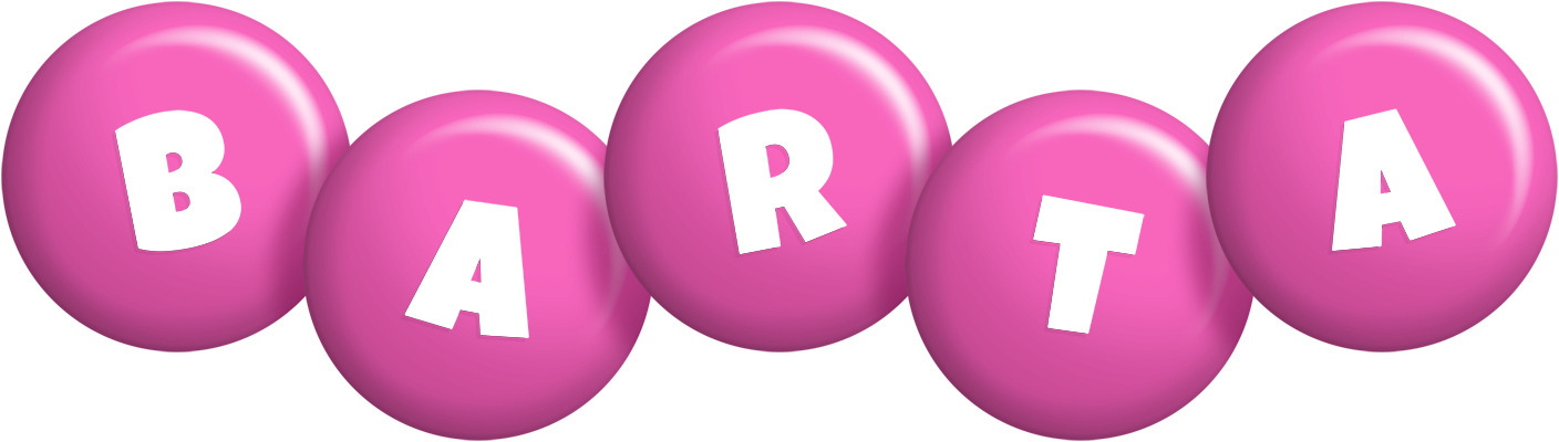 Barta candy-pink logo