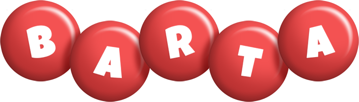 Barta candy-red logo