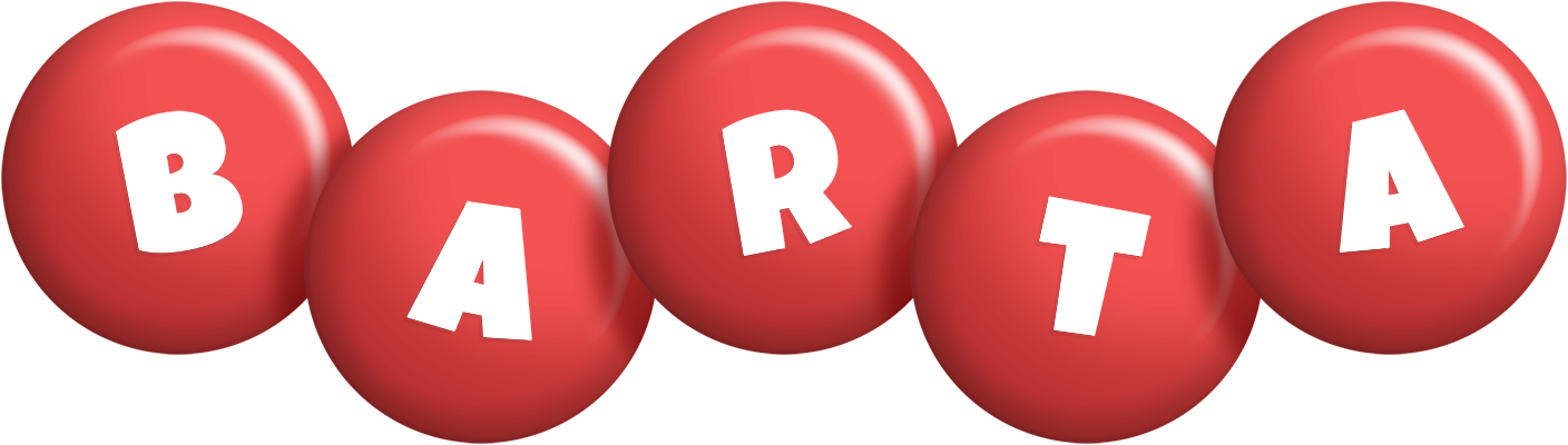 Barta candy-red logo