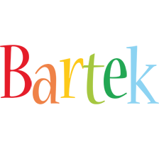 Bartek birthday logo