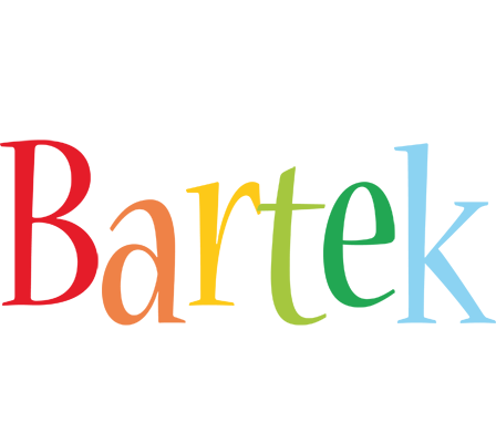 Bartek birthday logo
