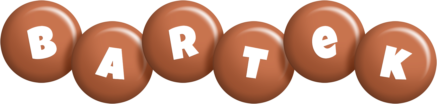 Bartek candy-brown logo